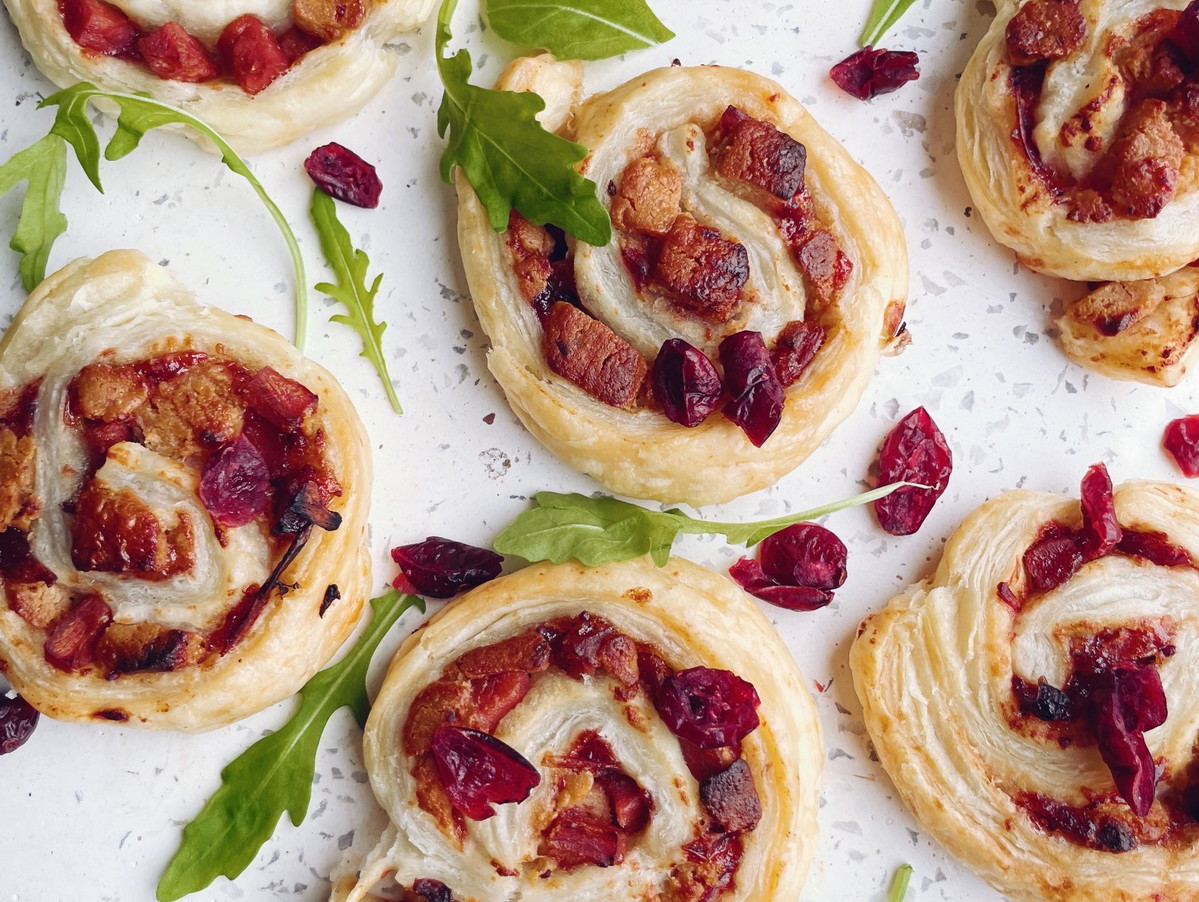 Cranberry + 'Bacon' Swirls