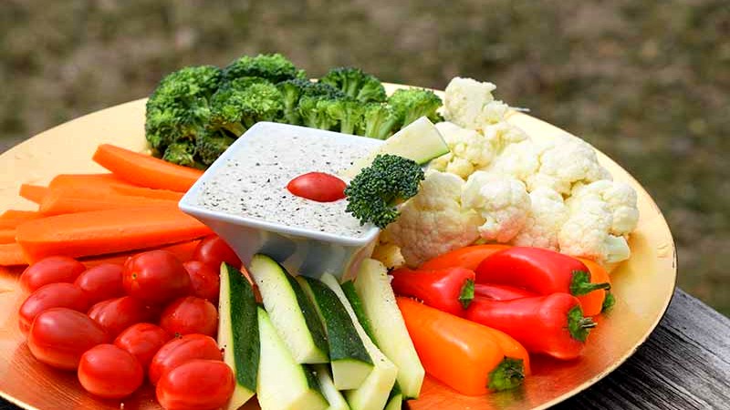 Image of Crudité with Hemp Heart Dip