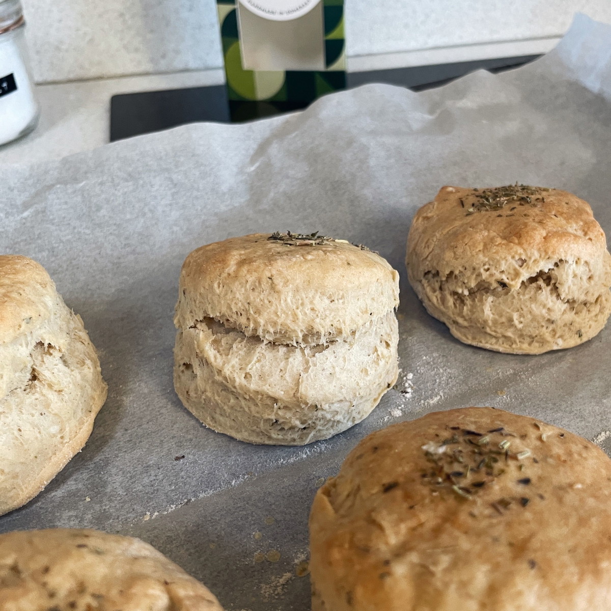 Garlic + Herb Cheese Scones