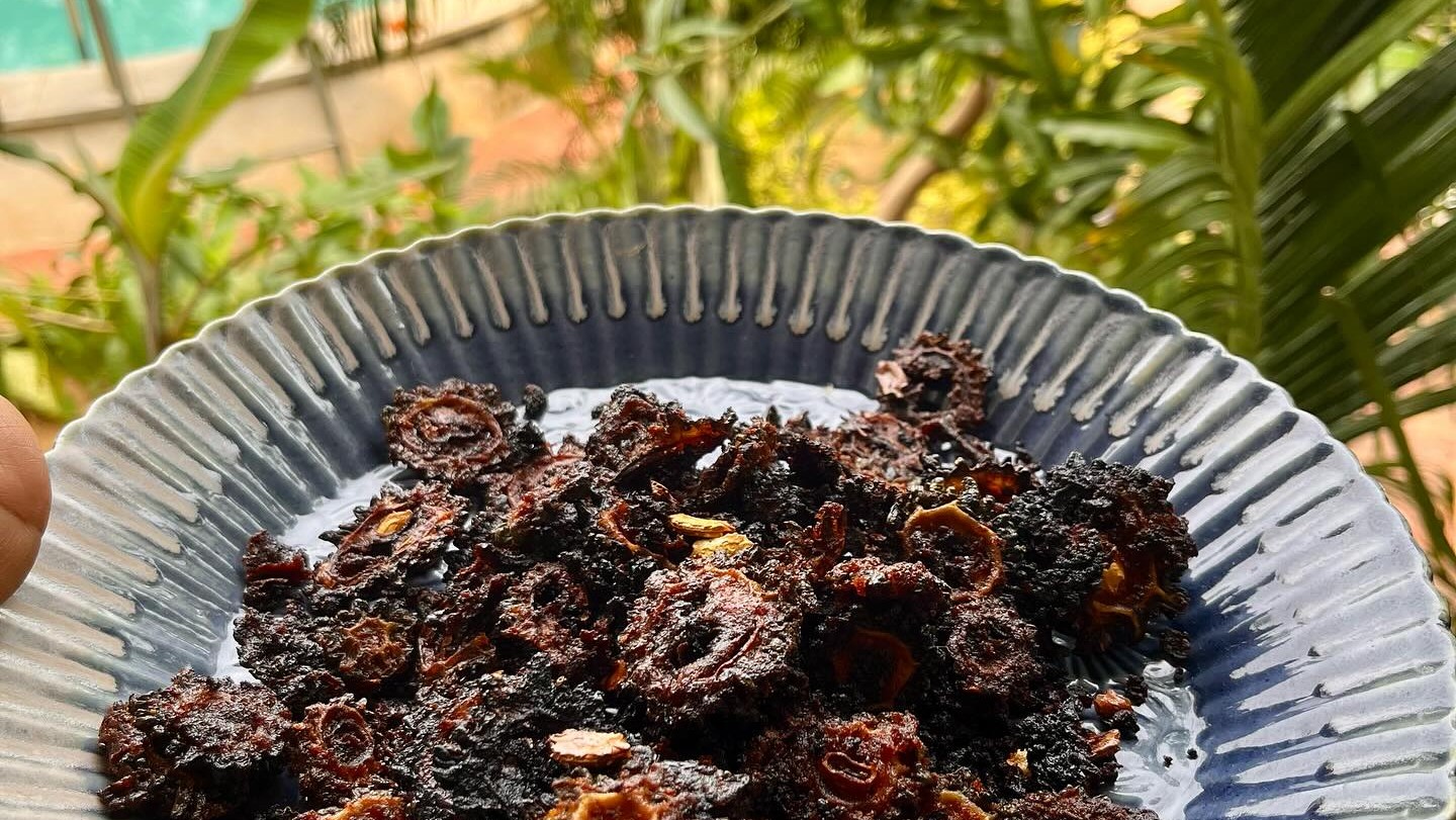 Image of Rani's Bitter Gourd Fry - Parikkai Fry 