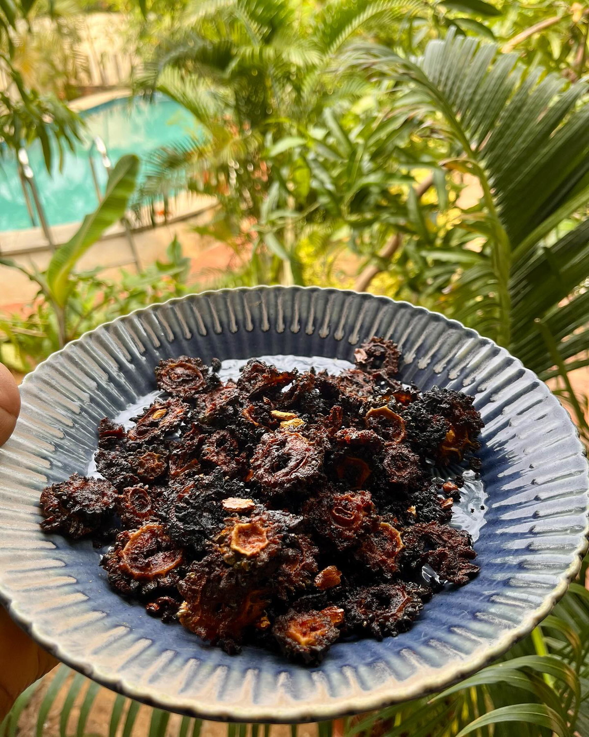 Rani's Bitter Gourd Fry - Parikkai Fry