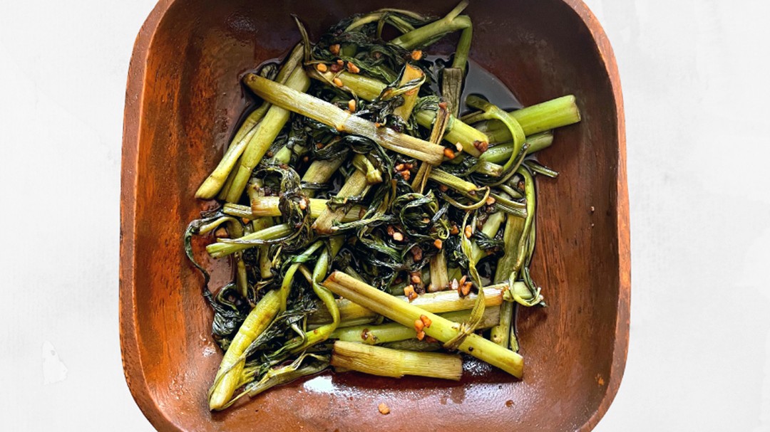 Image of Adobong Kangkong (Morning Glory Adobo)