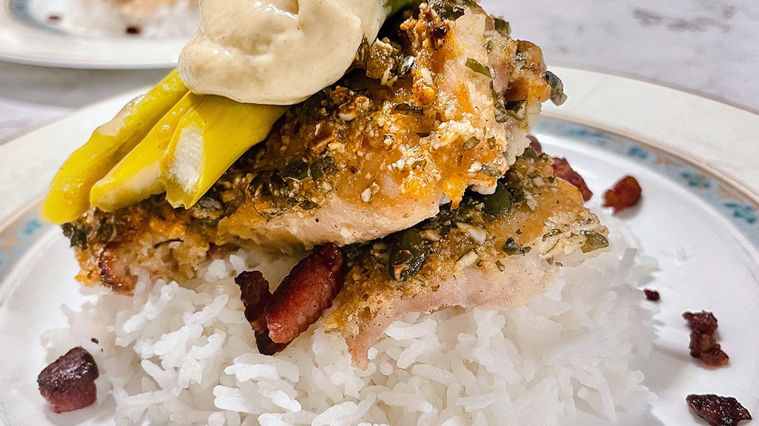 Image of Kalamansi & Pumpkin Seed Crusted Chicken