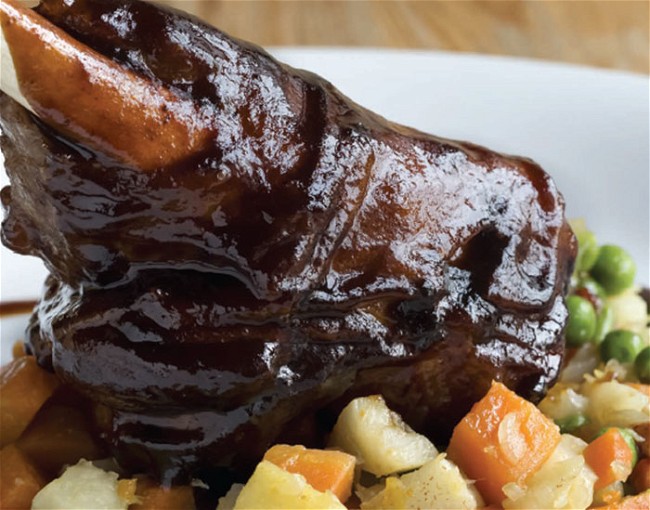 Image of Braised Lamb Shanks with Root Vegetables