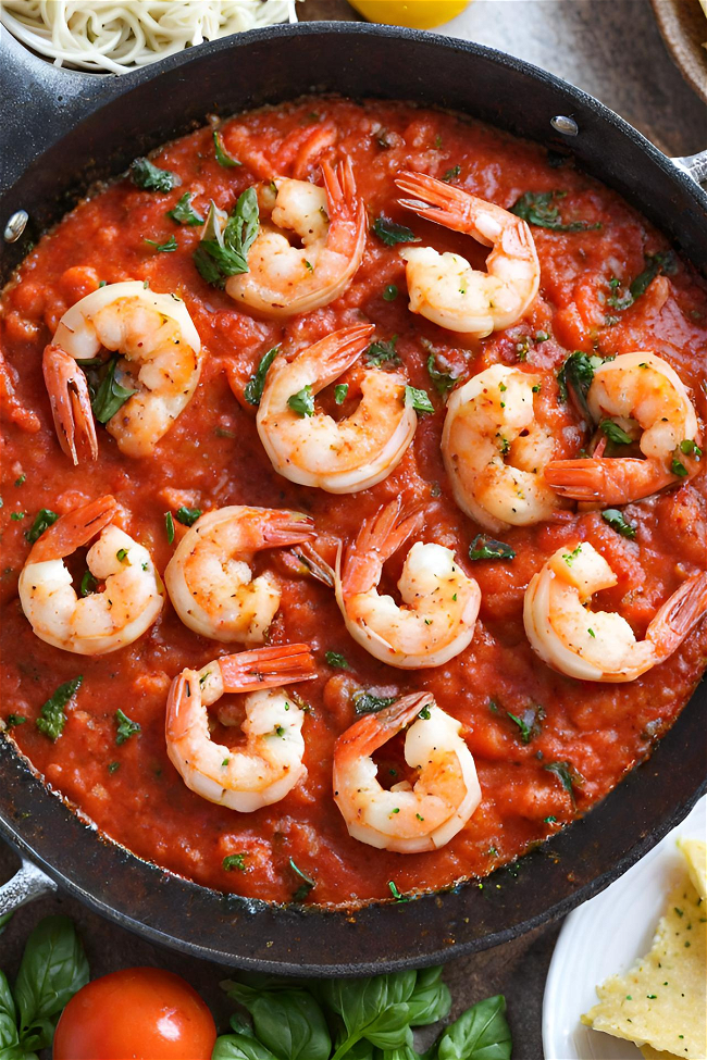 Image of One Pan Shrimp Marinara