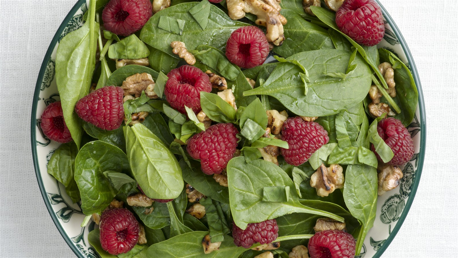 Image of Raspberry Spinach Salad