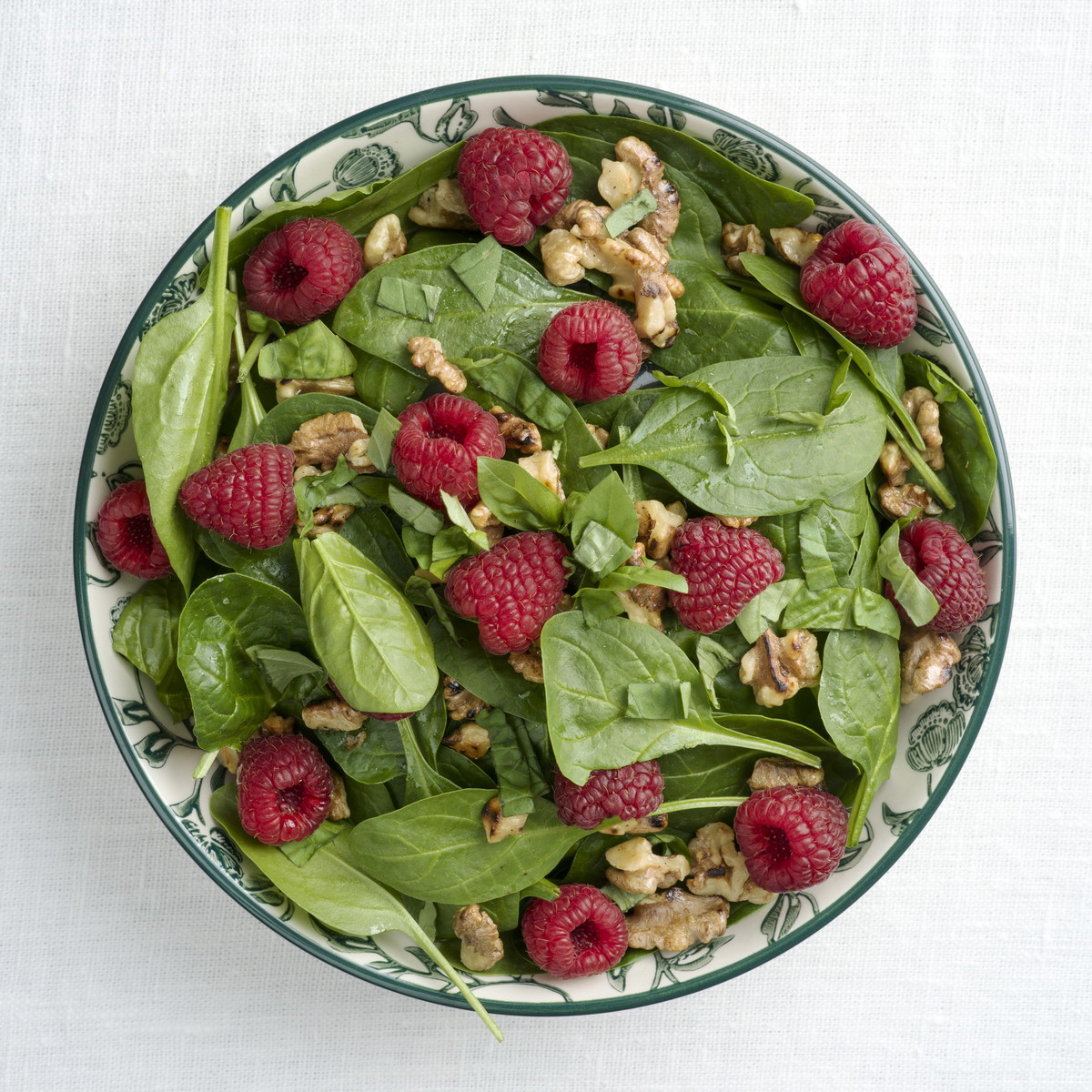 Raspberry Spinach Salad
