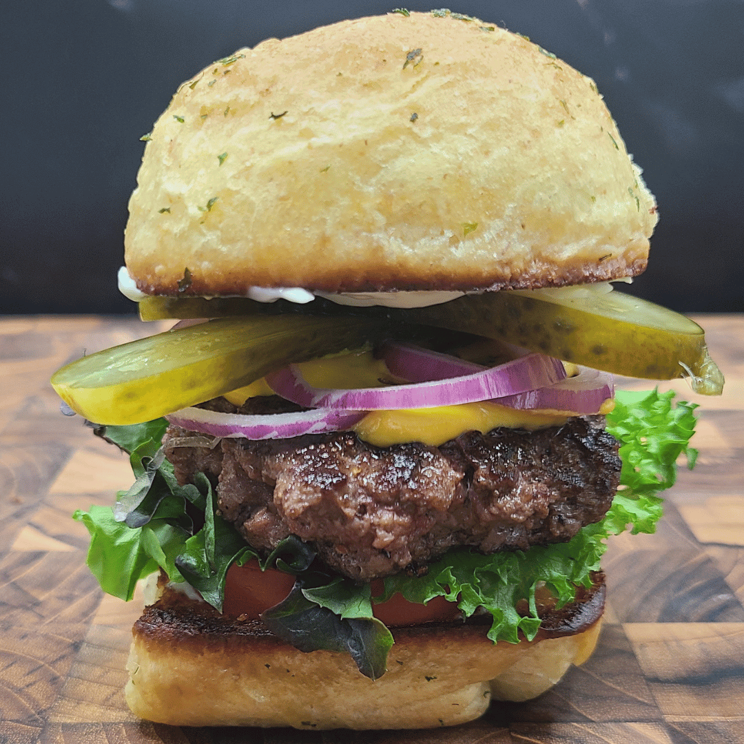 Bison Cheeseburger Sliders 