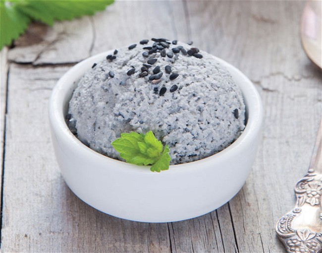 Image of Black Sesame Ice Cream