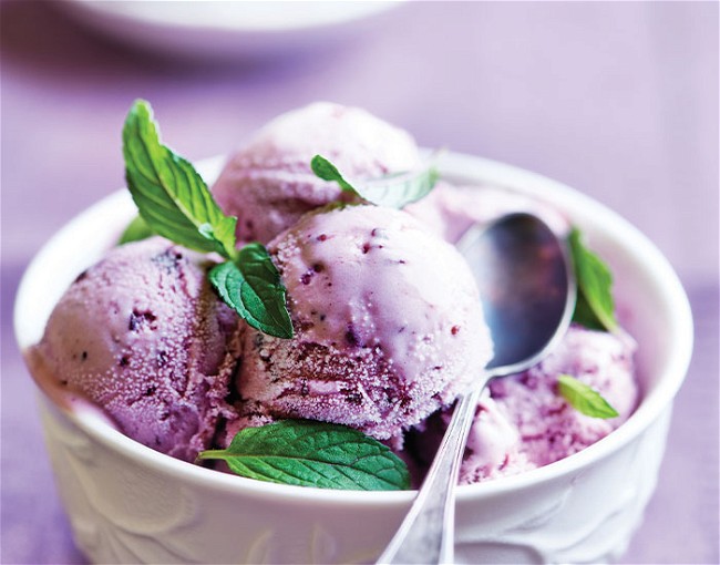 Image of Blueberry Ice Cream