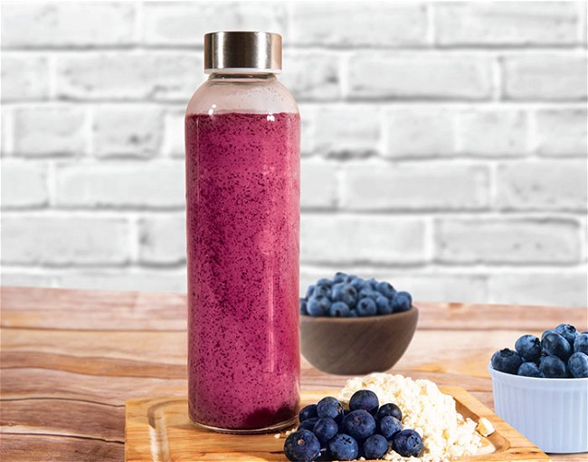 Image of Blueberry-Flax Protein Shake