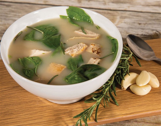 Image of Chicken & Spinach Soup