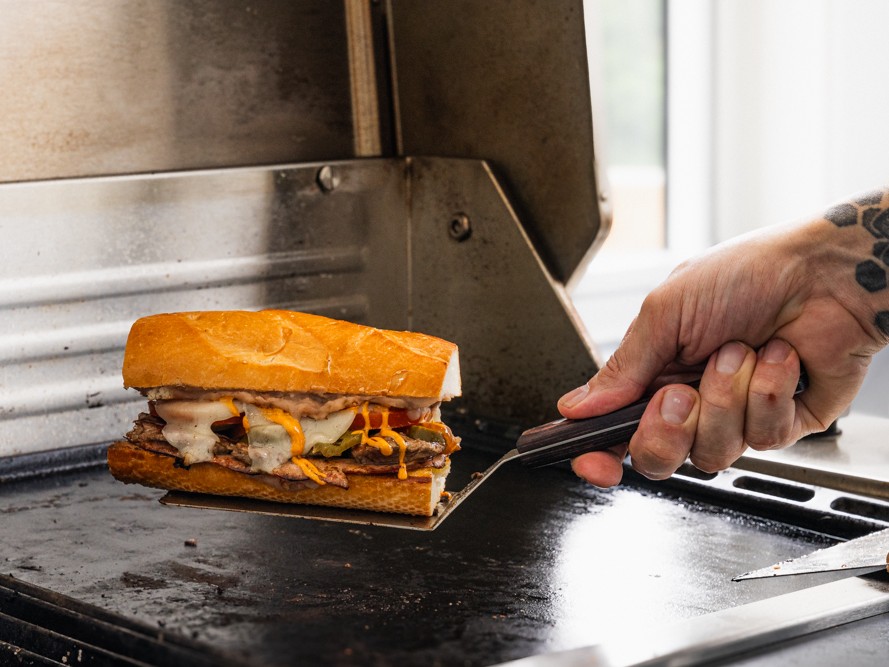 Andy Cooks - Carne Asada Torta