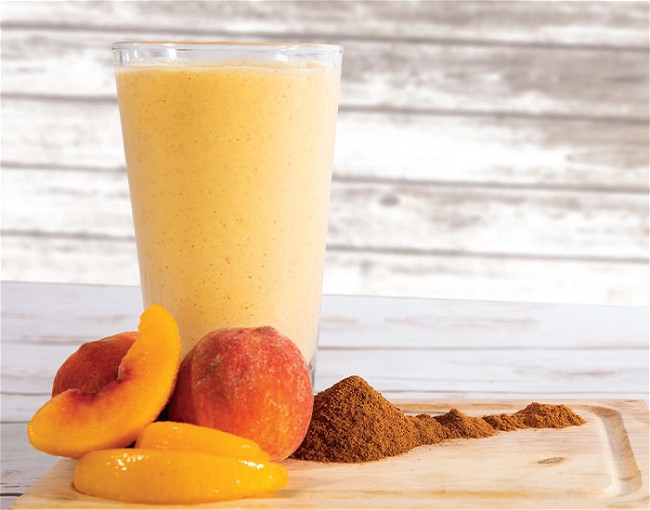 Image of Cinnamon-Peach Shake