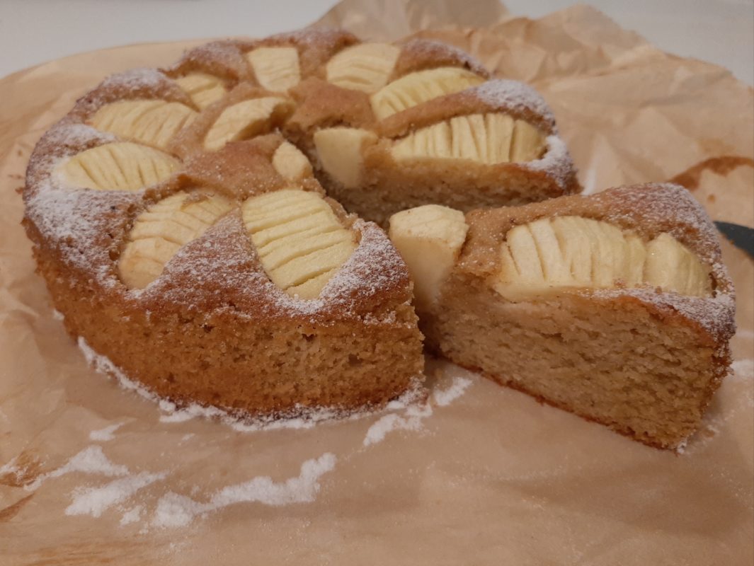 Mehlfreier Apfelkuchen