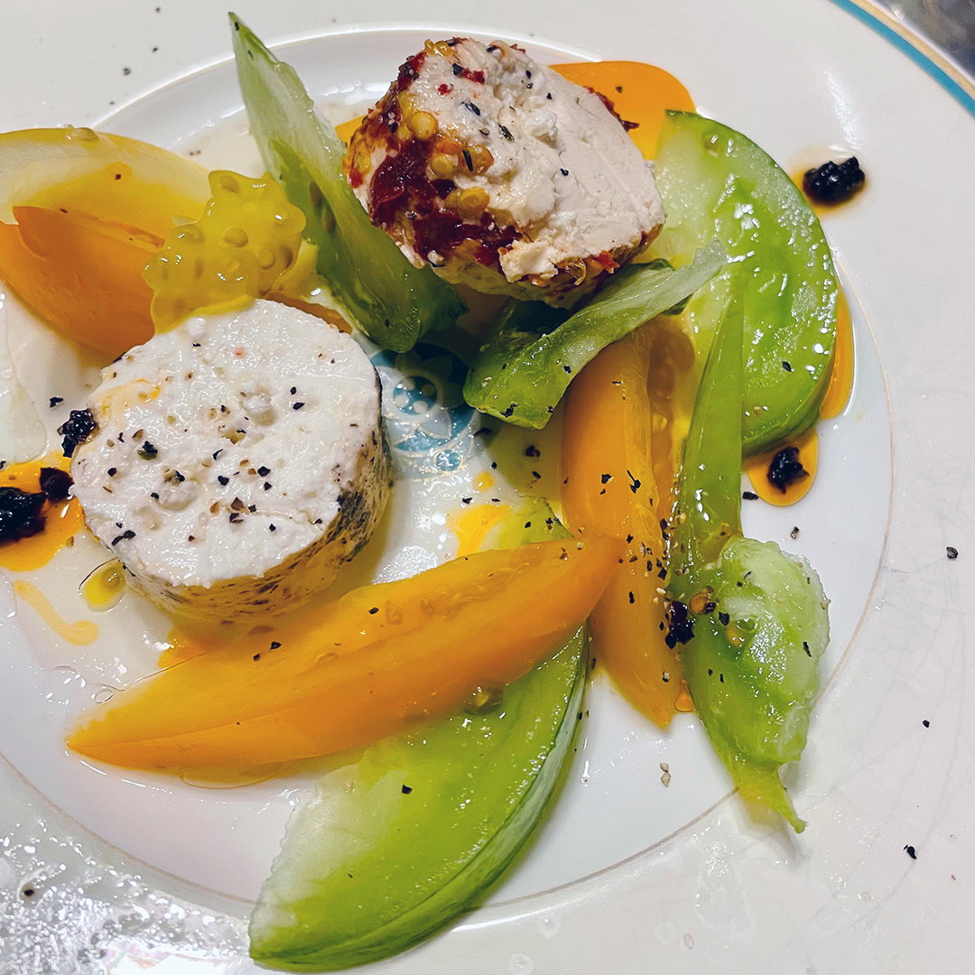 Goats Cheese and Tomato Salad
