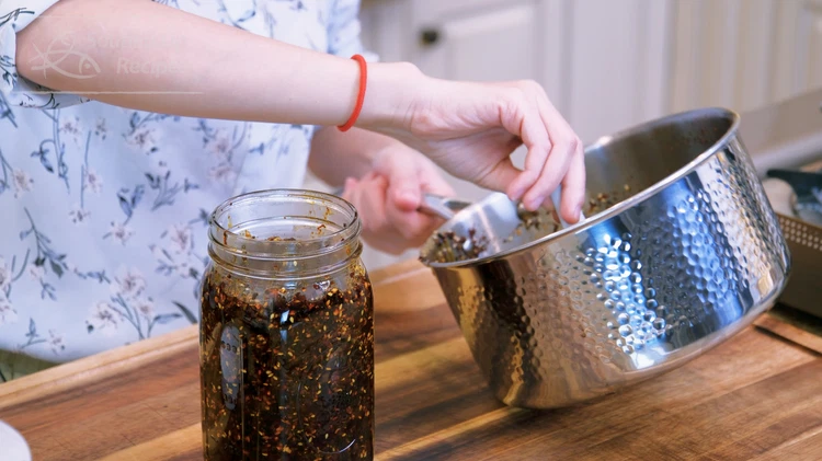 Image of Store the lao gan ma in a sealed jar. It can stay good at room temperature for two months and six months in the fridge. You can eat it immediately, but if you let it sit for a week, it will...