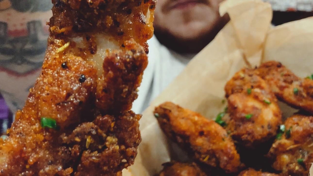 Crispy Air Fried Chicken Tenders with Outlaw Southern Gravy Dip-image
