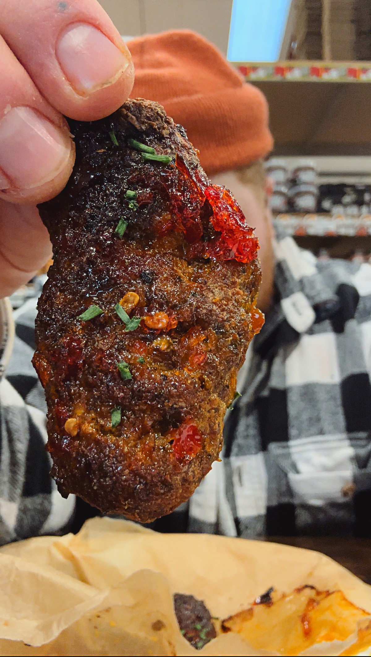 Air Fryer Lamb Kofta with Chilli Jam 
