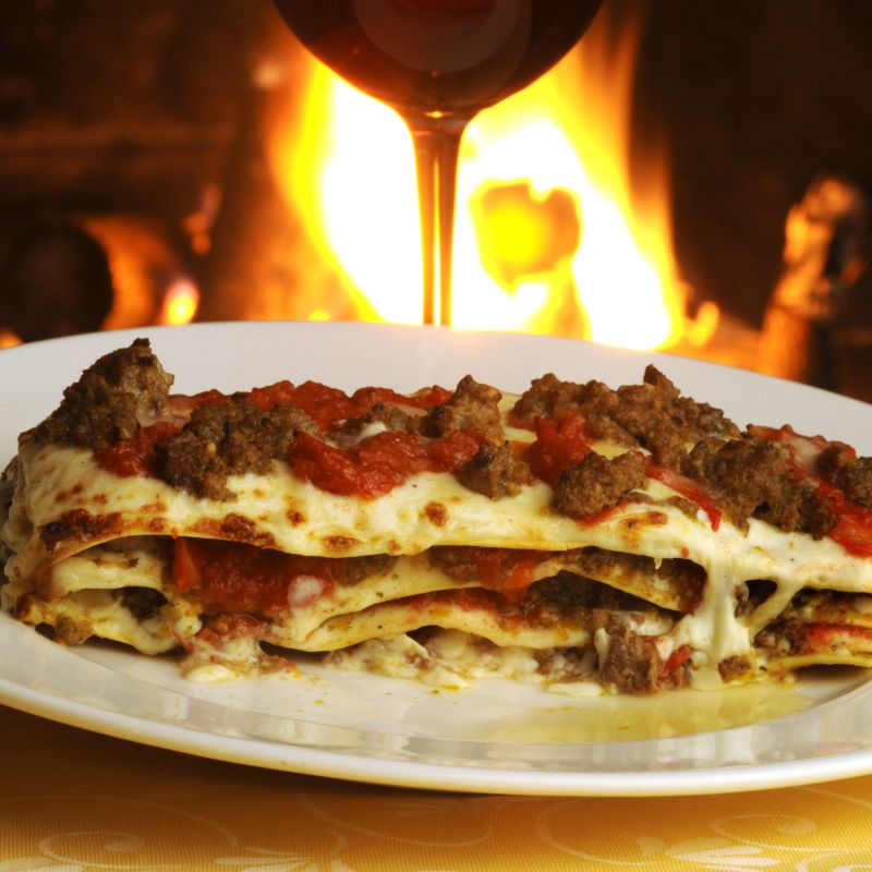 Campfire Lasagna | Cooking With A Dutch Oven - Patio & Pizza
