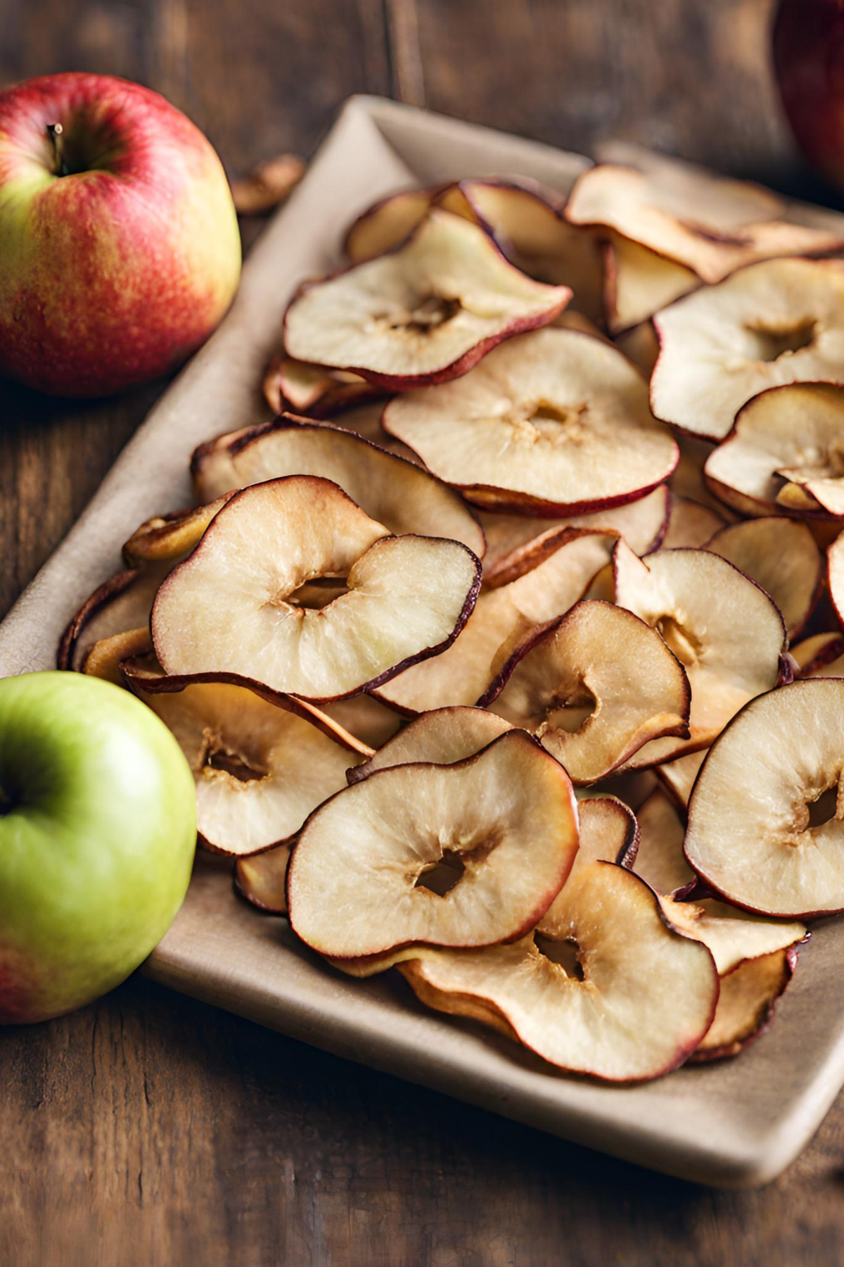 Amazingly Easy Baked Apple Chips