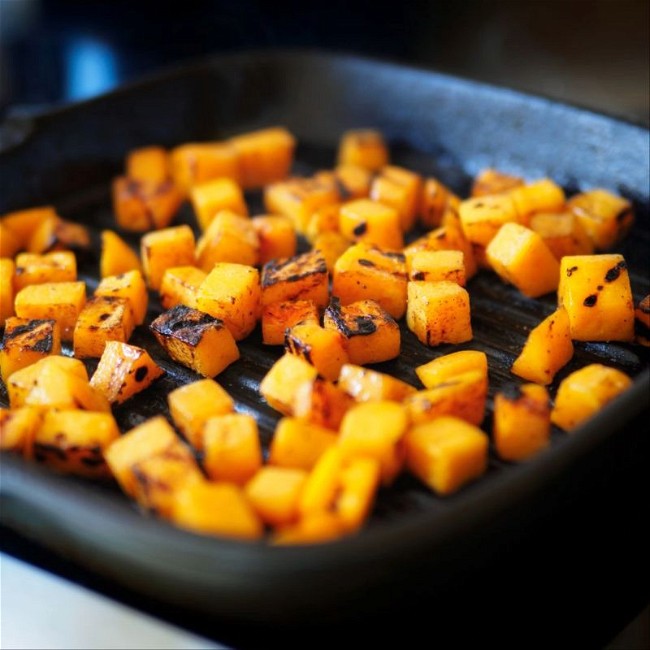 Image of Wood-Fired Roasted Butternut Squash with Maple and Sage