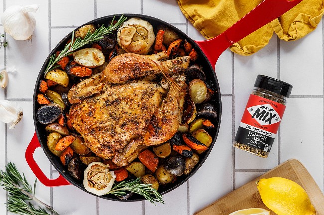 Image of Delicious Mix Skillet Chicken & Potatoes