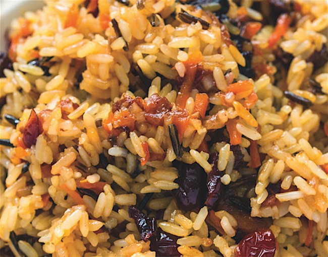 Image of Brown Rice Pilaf with Mushrooms & Apricots