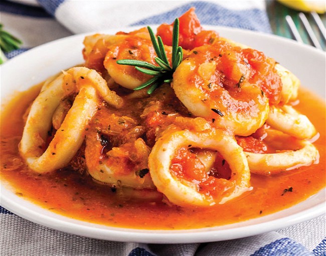 Image of Calamari in salsa de pomodoro