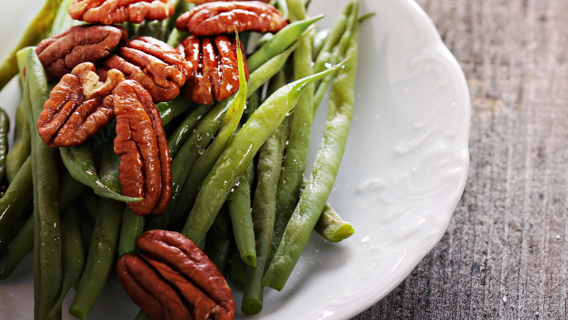 Image of Green Beans with Toasted Nuts