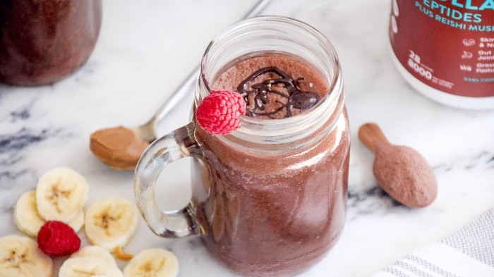 Image of Chocolate Peanut Butter Collagen Protein Shake