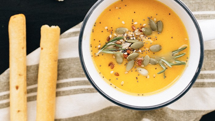 Image of Roasted Carrot Soup with Collagen Boost