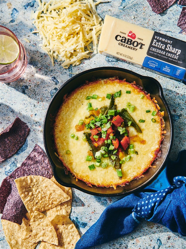 Image of Queso Fundido with Roasted Peppers