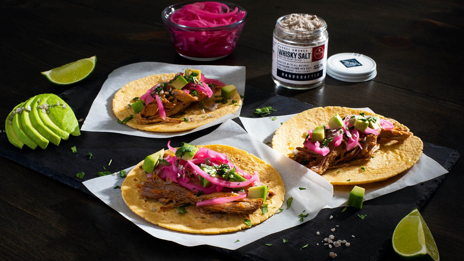 Image of Pulled Pork Carnitas with Pickled Onions