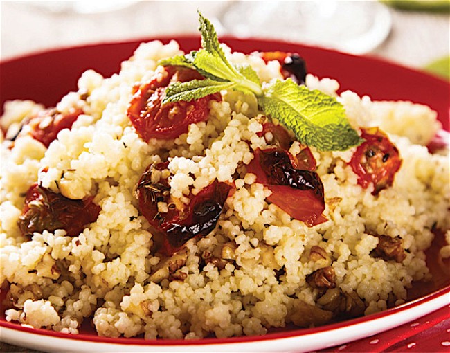 Image of Couscous with Sun-dried Tomatoes & Olives
