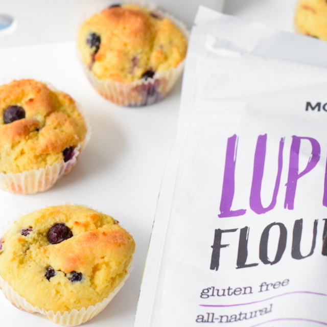 Image of Keto and Gluten Free Blueberry Muffins
