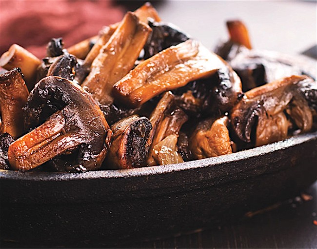 Image of Garlic Herb Mushrooms