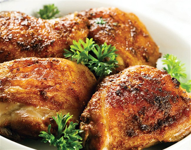 Image of Glazed Chicken Thighs