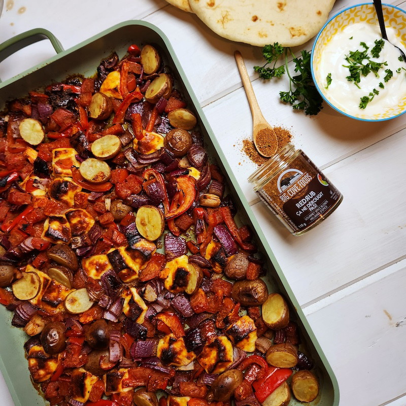 Red Rub Spiced Potato and Paneer 