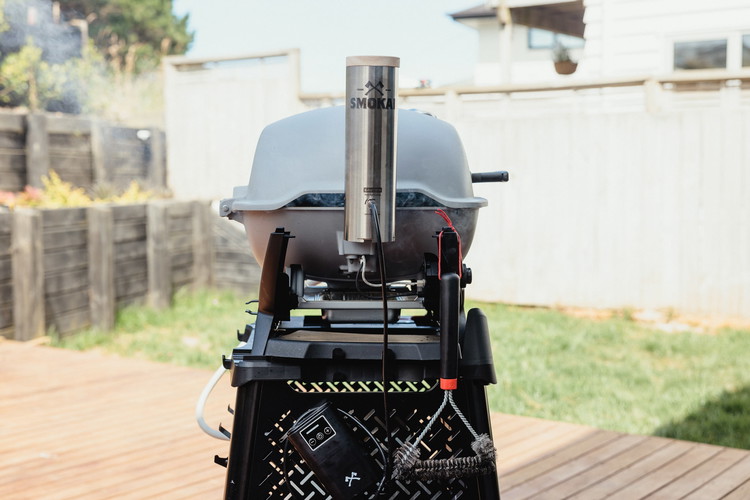 Image of Fill your Smokai Smoke Generator with your desired woodchip or pellets and light it