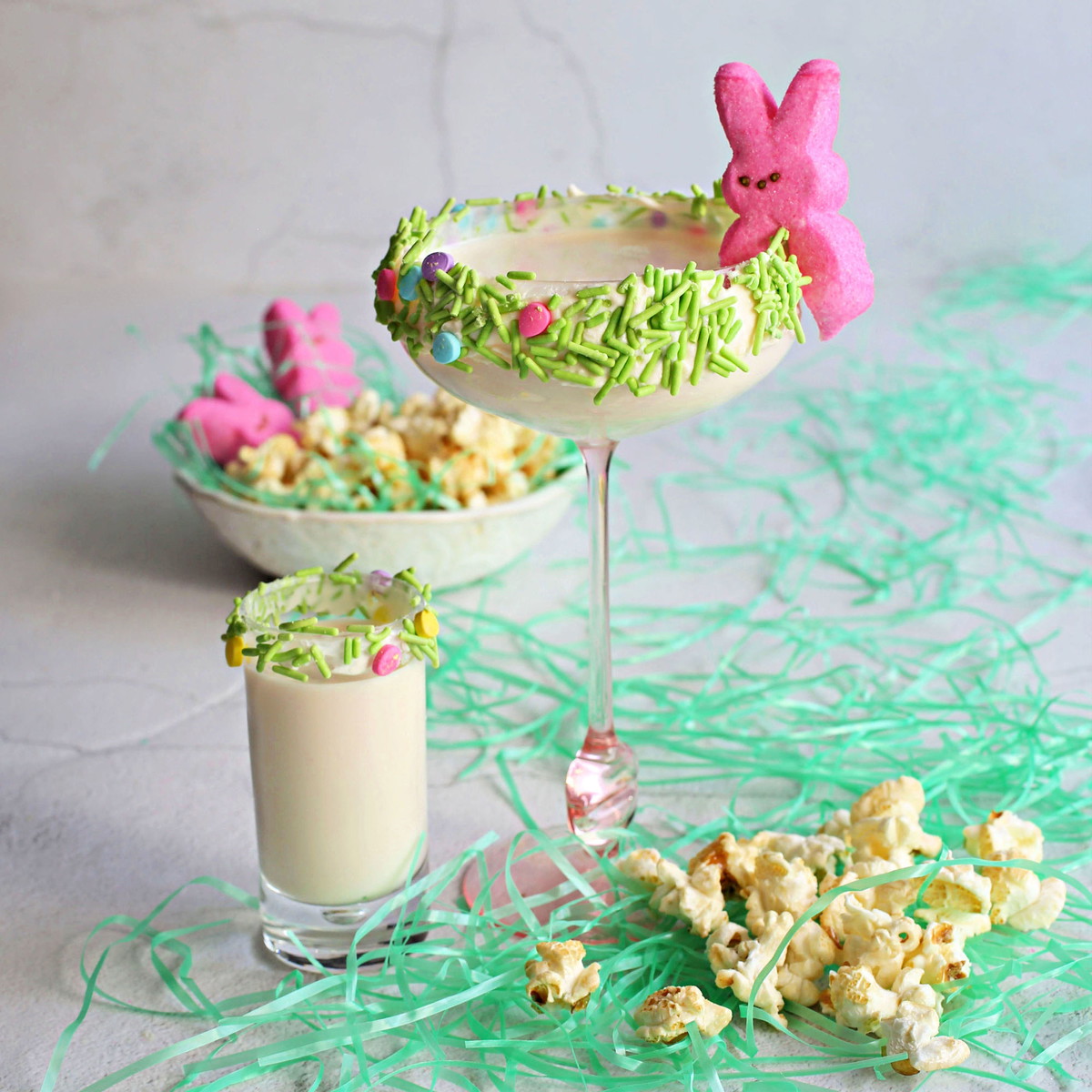 Marshmallow Peep Easter Martini
