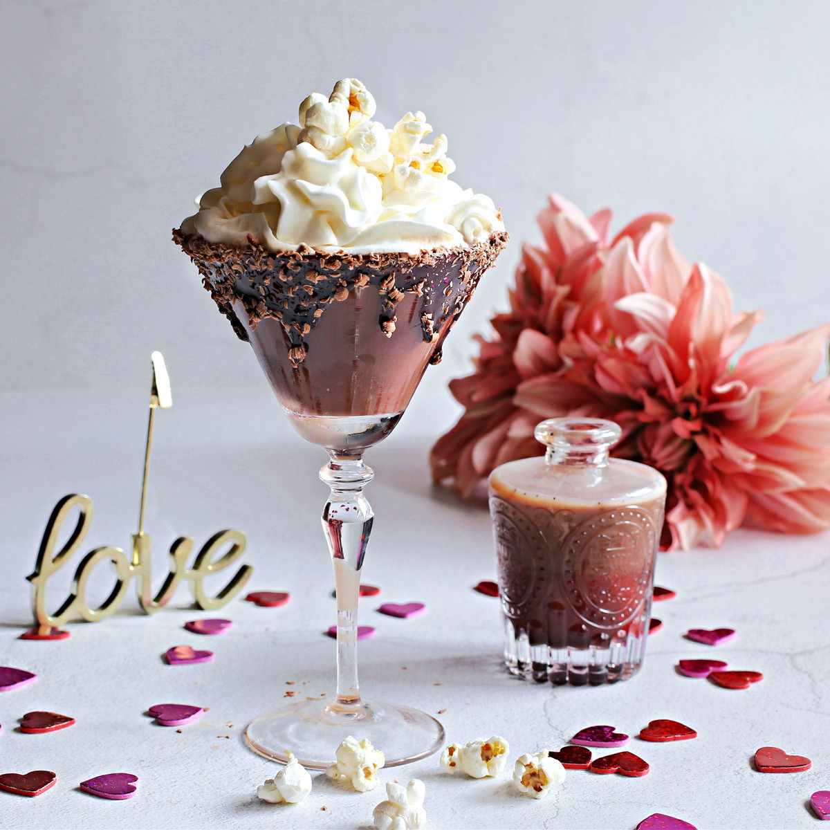 Popcorn Chocolate Martini (Chocolatini)