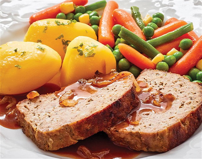 Image of Meatloaf with Carrots & Potatoes