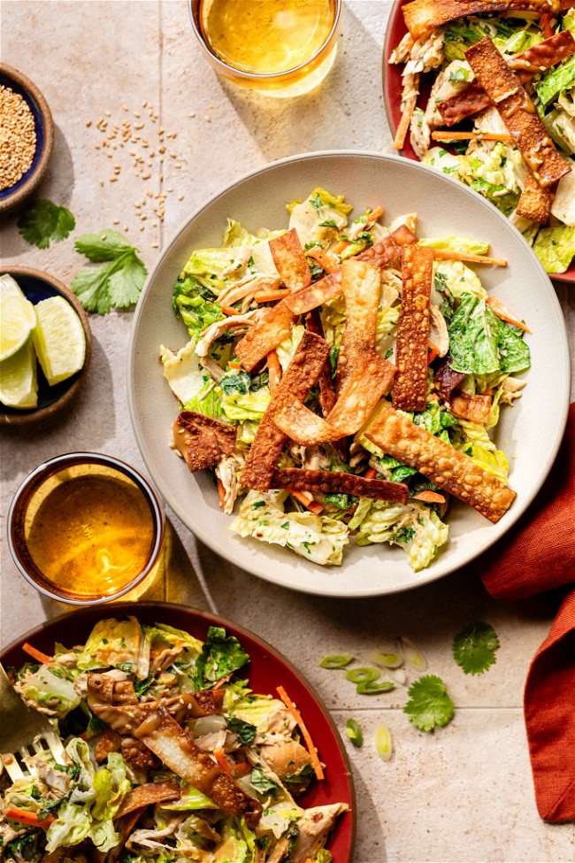 Image of Crispy Wonton Chicken Salad