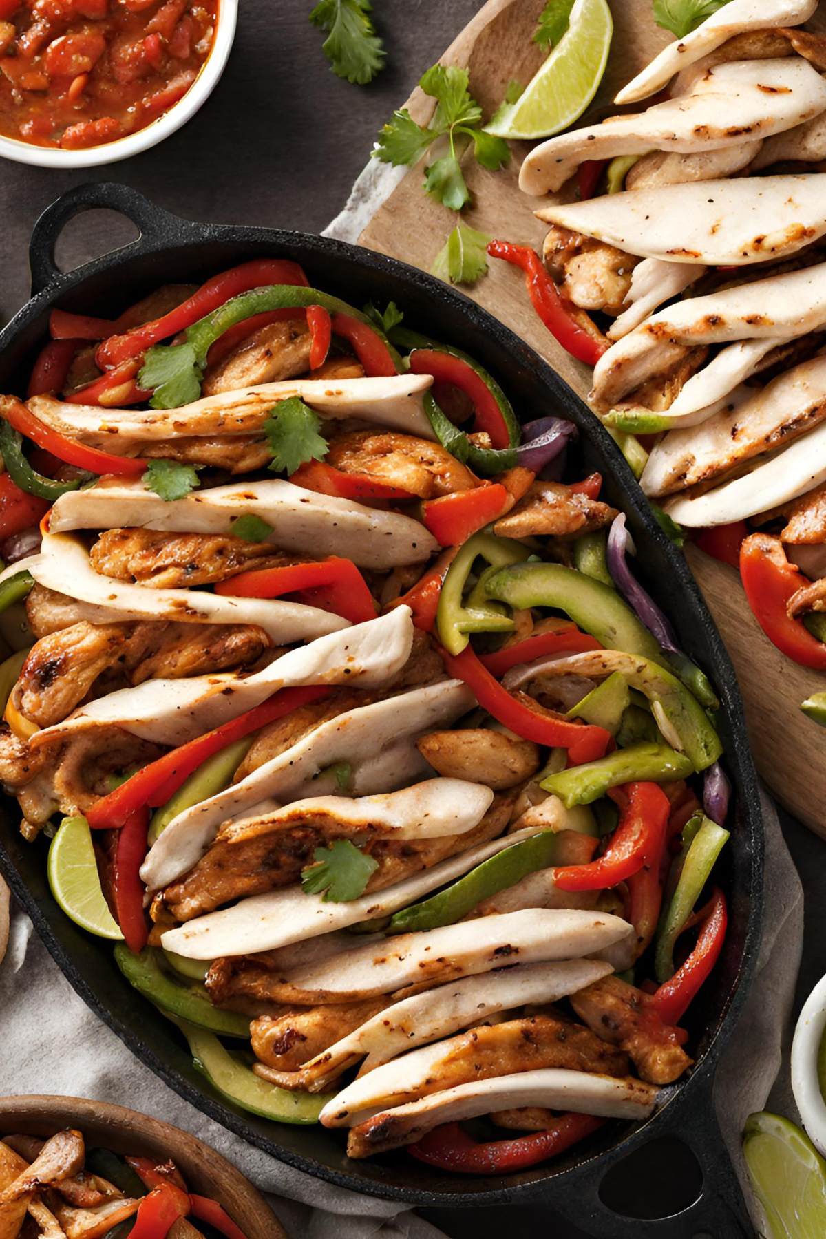 One Pan Chicken Fajitas