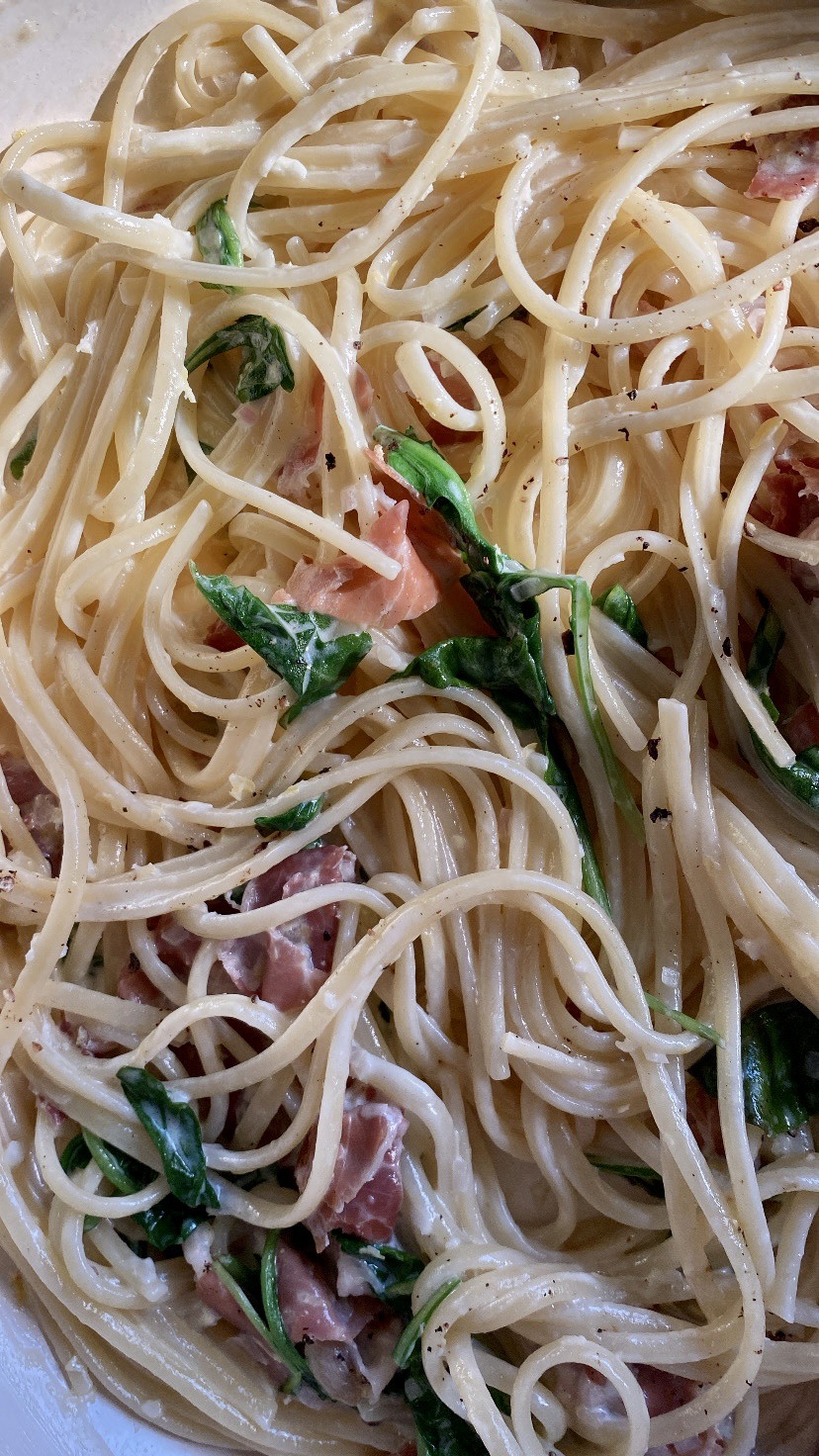 Creamy Lemony Pasta with Prosciutto