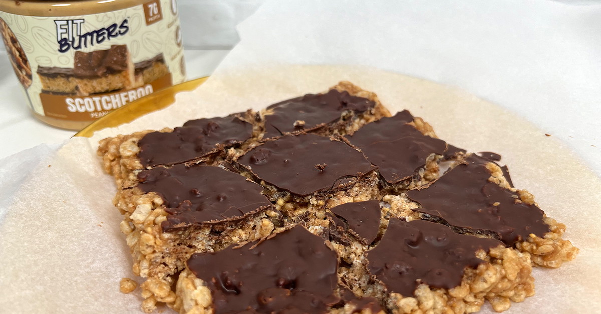 Healthier FIt Butters Scotcheroos