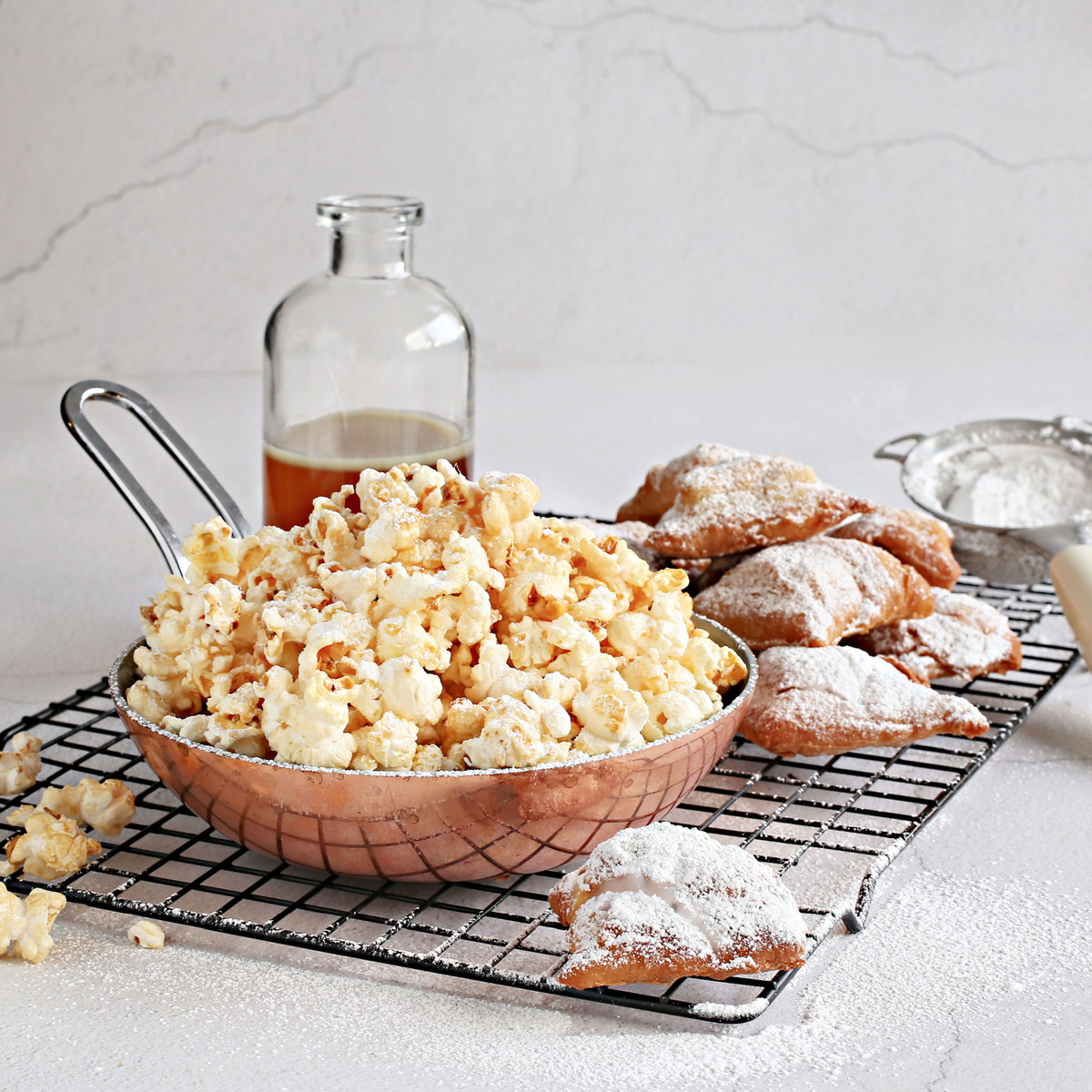 Beignet Flavored Popcorn