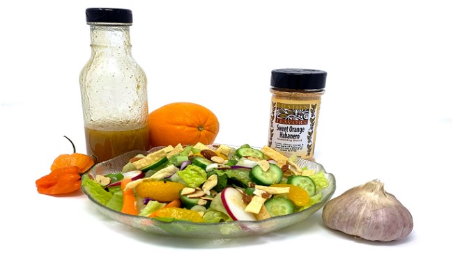Image of Sweet Orange Habanero Salad Dressing