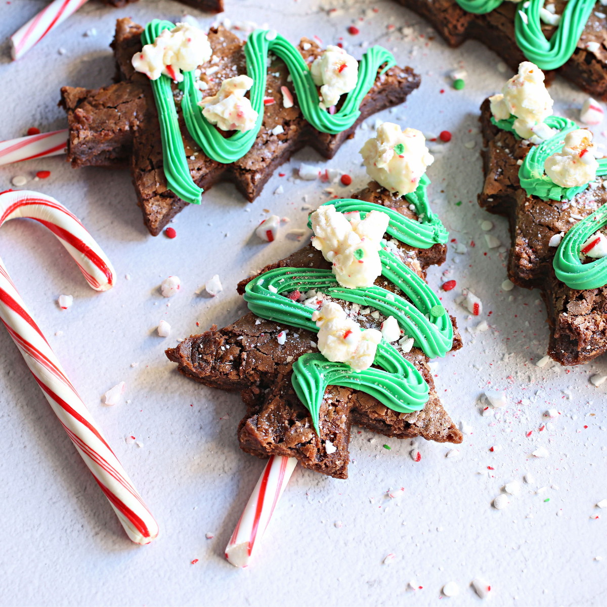 Christmas Tree Brownies